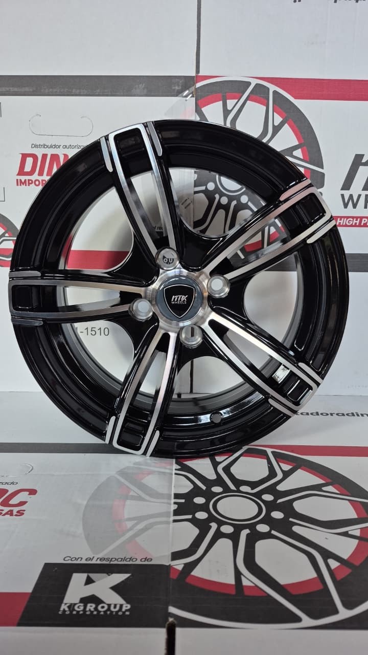 Rin 14?6.0 Et18 4?100 73,1 Negro Maquinado KMX-2086, KMX2086